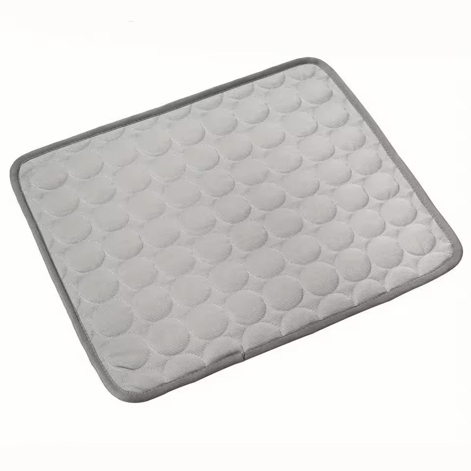 Self-Cooling Ice Silk Pet Mat — Instant Cool Pad for Dogs & Cats