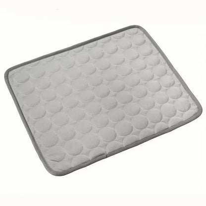 Self-Cooling Ice Silk Pet Mat — Instant Cool Pad for Dogs & Cats